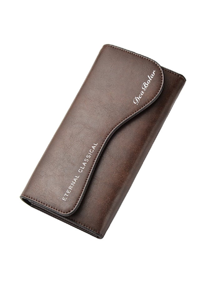 Deabolar Comfortable And Stylish Long Wallet Brown - Image 1